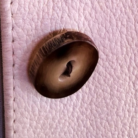 RALPH LAUREN Western Cream Leather Jacket Genuine Antler Buttons Totally Lined M - Picture 7 of 13